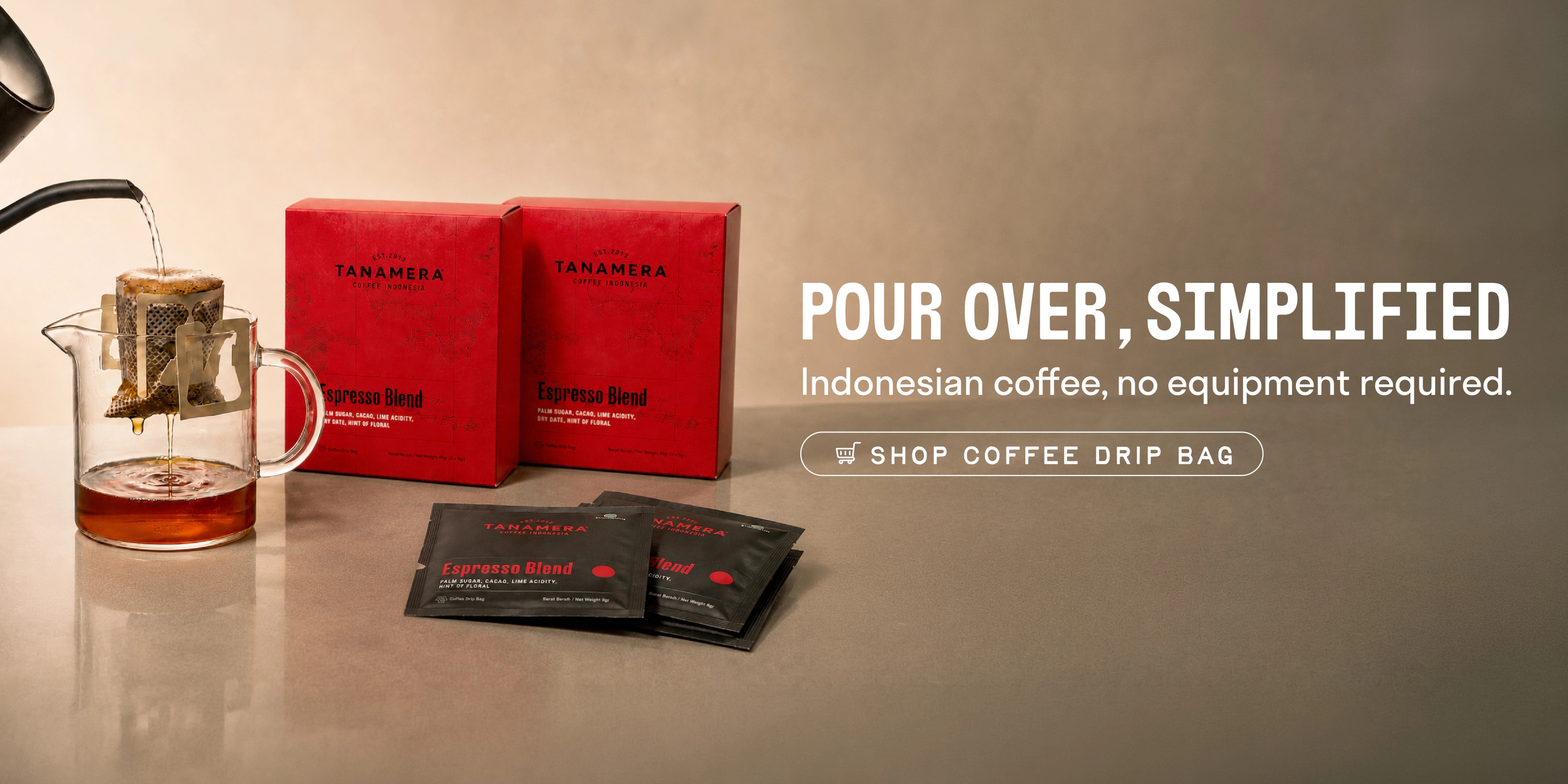 Tanamera Coffee promotional banner