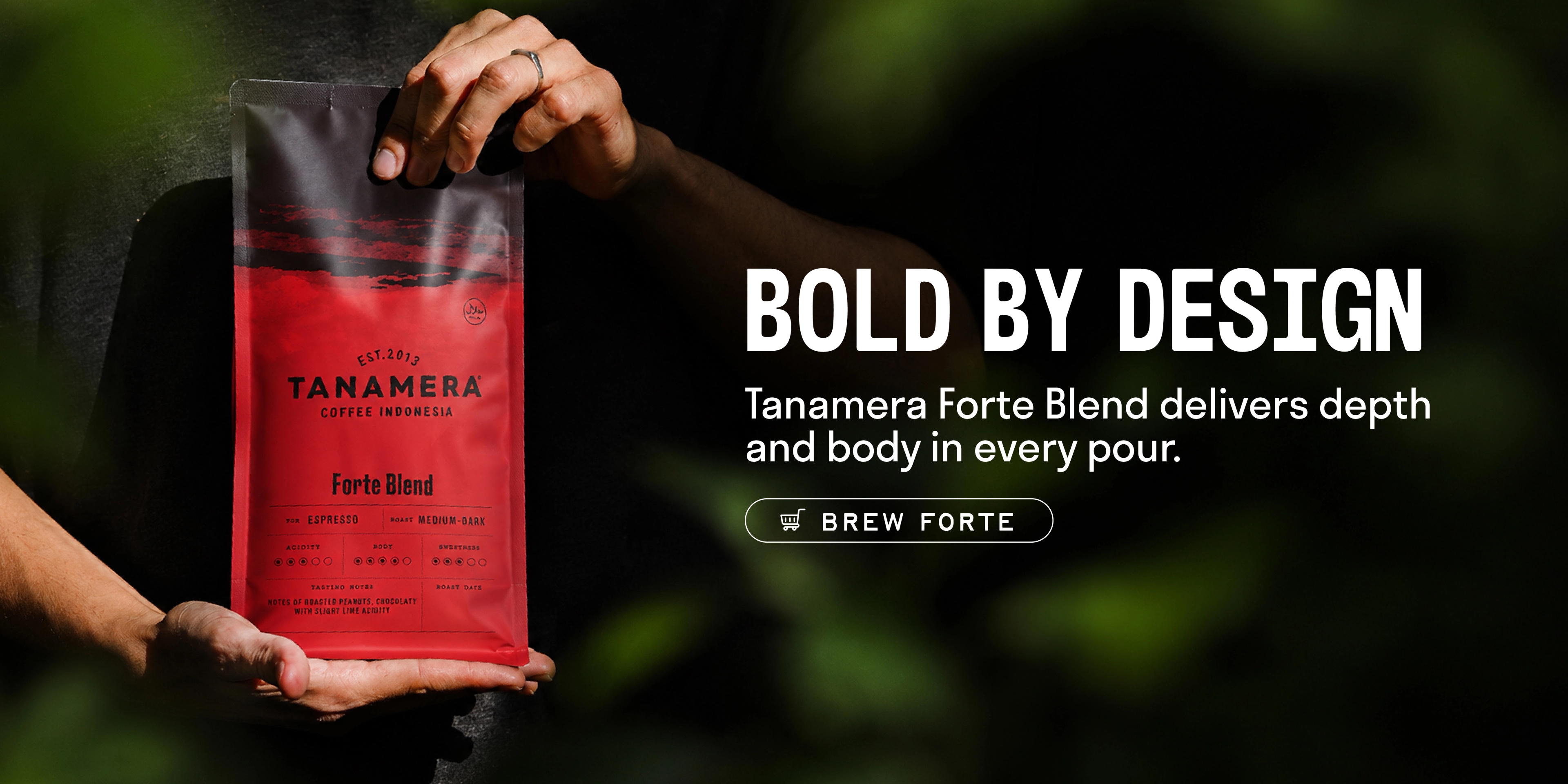 Tanamera Coffee promotional banner
