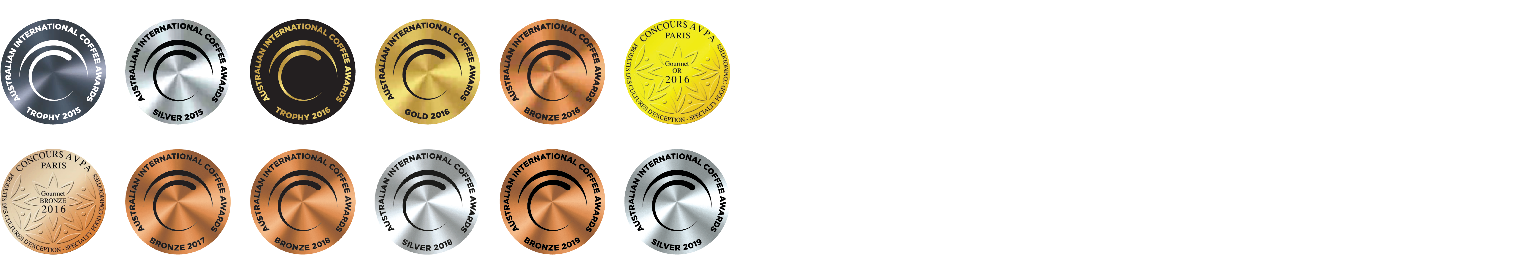 Tanamera Coffee award-winning badge